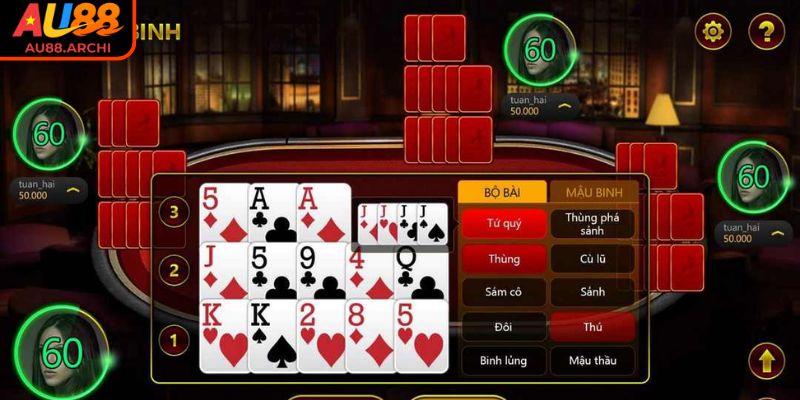 Mậu Binh AU88 Hấp Dẫn Với Quy Luật Đơn Giản Tỷ Lệ Thắng Cao 3 Xé thú đôi để tạo sự cân bằng giữa các chi trong Mậu Binh AU88